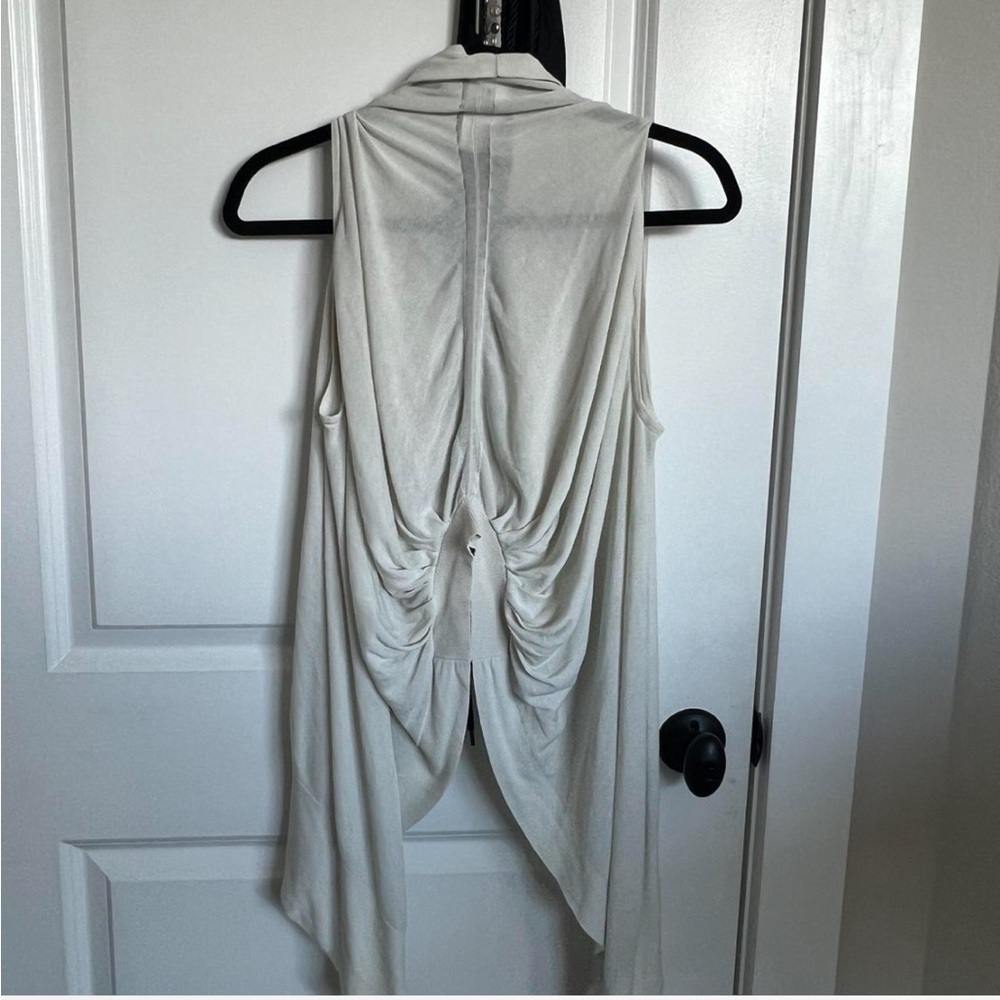 Ann Demeulemeester Cream Vest cardigan - Picture 4 of 5